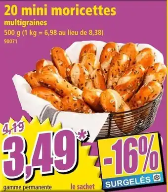 Norma 20 mini moricettes offre
