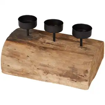 Action Bougeoir en bois offre