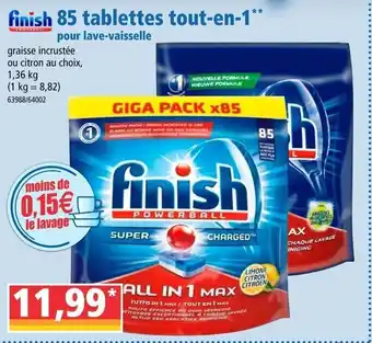 Norma 85 tablettes tout-en-1 offre