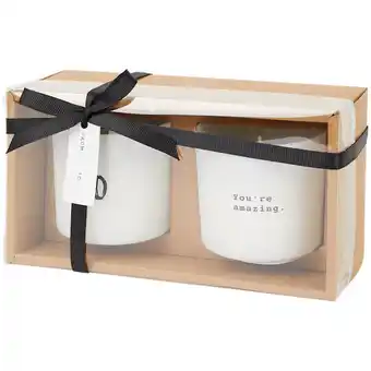 Action Coffret cadeau bougies parfumées offre