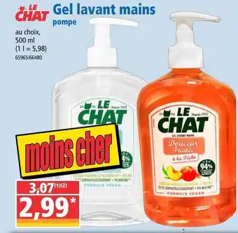 Norma Gel lavant mains offre