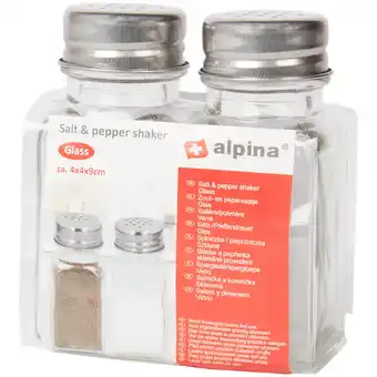Salière et poivrière alpina