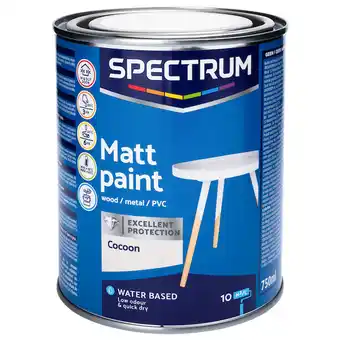 Laque acrylique mate spectrum
