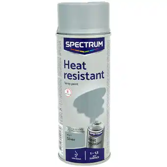 Action Peinture mate en aérosol résistant à la chaleur spectrum offre