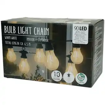 Action Guirlande lumineuse avec ampoules à filament offre