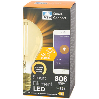 Action Ampoule led intelligente à filament lsc smart connect offre