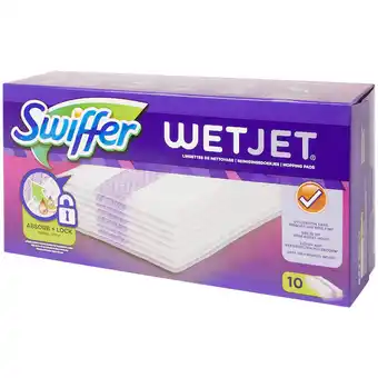 Action Lingettes de nettoyage swiffer wetjet offre