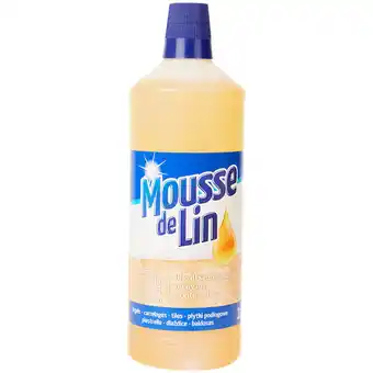 Nettoyant ménager sols carrelés mousse de lin