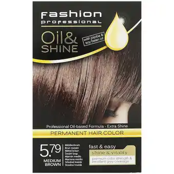 Action Coloration permanente pour cheveux fashion professional oil & shine offre