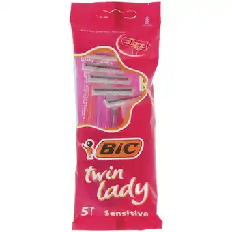 Action Rasoirs twin lady bic sensitive offre
