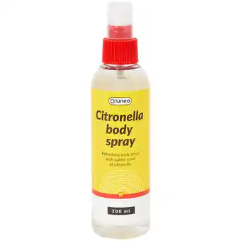 Action Spray corporel à la citronnelle lunea offre
