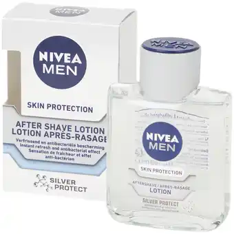 Action Lotion après-rasage nivea men silver protect offre