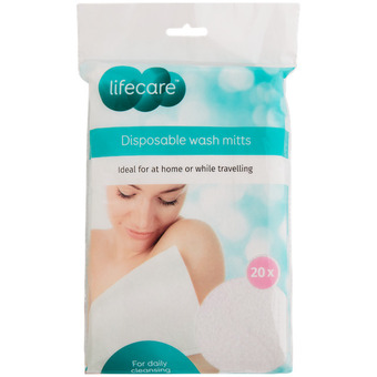 Action Gants de toilette jetables lifecare offre
