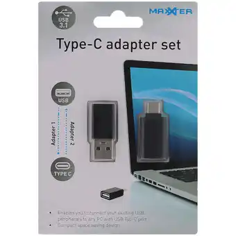 Action Set adaptateur usb type c maxxter offre