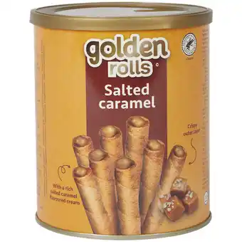 Action Gaufrettes fourrées golden rolls offre