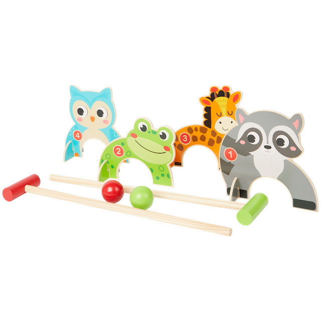 Promo Jeu de croquet en bois chez Action