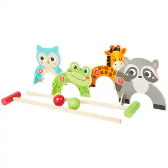 Action Jeu de croquet en bois offre