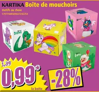 Norma Boîte de mouchoirs offre