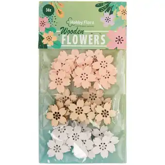Fleurs en bois hobby flora