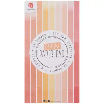 Action Bloc de papier créatif décotime slimline offre