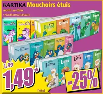 Norma Mouchoirs étuis offre