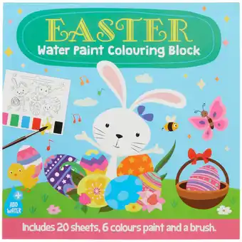 Action Livre de coloriage avec peinture à l'eau offre