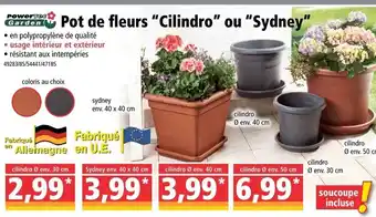 Norma Pot de fleurs Cilindro ou sydney offre