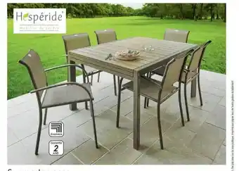 Centrakor Mobilier De Jardin Hespéride offre