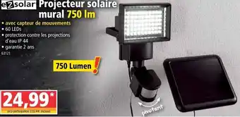 Norma Projecteur solaire mural offre