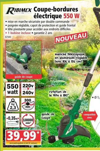 Norma Coupe-bordures électrique offre