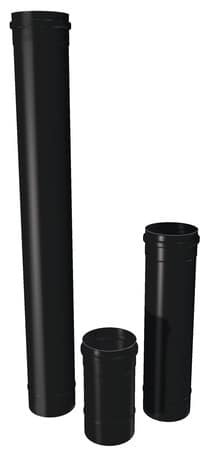 Brico Dépôt Tuyau émaillé noir ø 80 mm l. 0,5 m ép. 1,2 mm offre