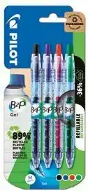 Auchan 4 STYLOS RETRACTABLES B2P offre