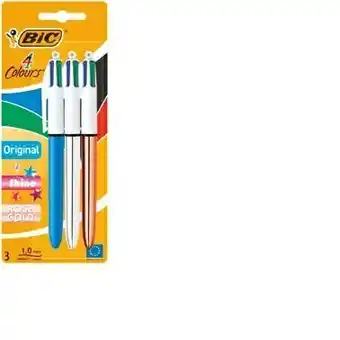 Auchan 3 STYLOS 4 COULEURS offre