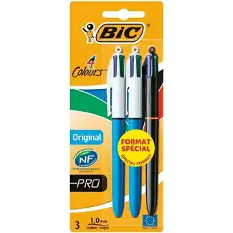 Auchan 3 STYLOS 4 COULEURS offre