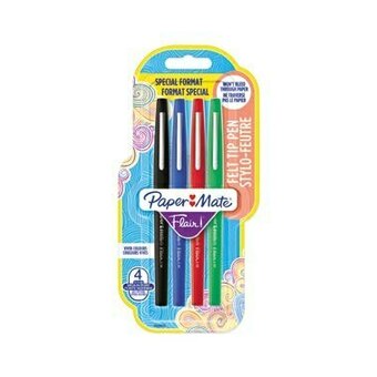 Auchan 4 STYLOS FEUTRES FLAIR offre