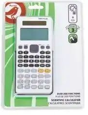 Auchan CALCULATRICE SCIENTIFIQUE NOIR ET BLANCHE offre