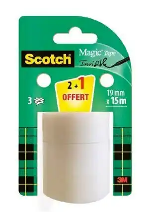 Auchan 3 RECHARGES RUBAN MAGIC 3M offre