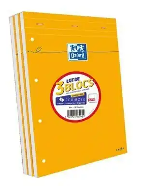 Auchan BLOC DE COURS ÉTUDIANT offre