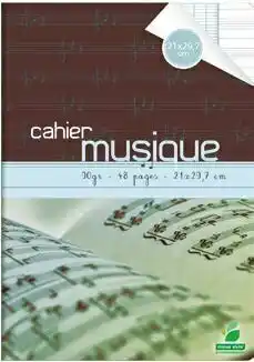 Auchan CAHIER MUSIQUE offre