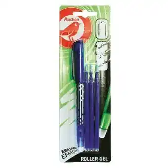 Auchan ROLLER GEL EFFAÇABLE offre