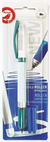 STYLO ROLLER ENCRE BLEUE EFFAÇABLE