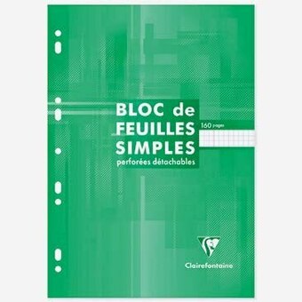 Auchan BLOC DE FEUILLES SIMPLES offre