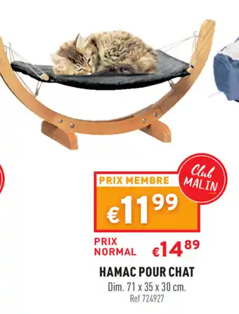 Trafic Hamac pour chat offre