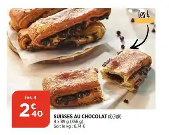 Bi1 Suisses Au Chocolat offre