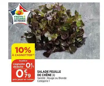 Bi1 Salade Feuille De Chêne offre