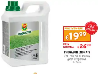 Trafic Prozagon engrais offre