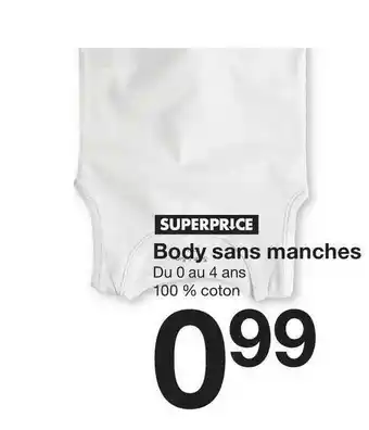 Zeeman Body Sans Manches offre