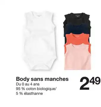 Zeeman Body Sans Manches offre