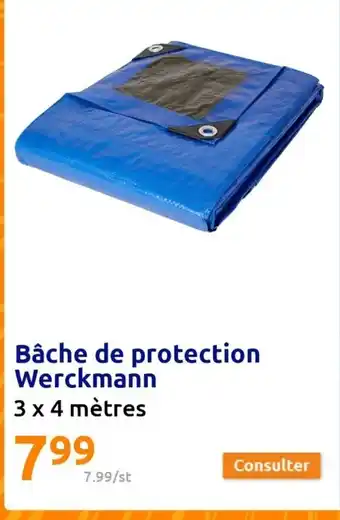 Action Bache de protection werckmann offre