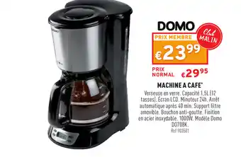 Trafic Machine a Café offre